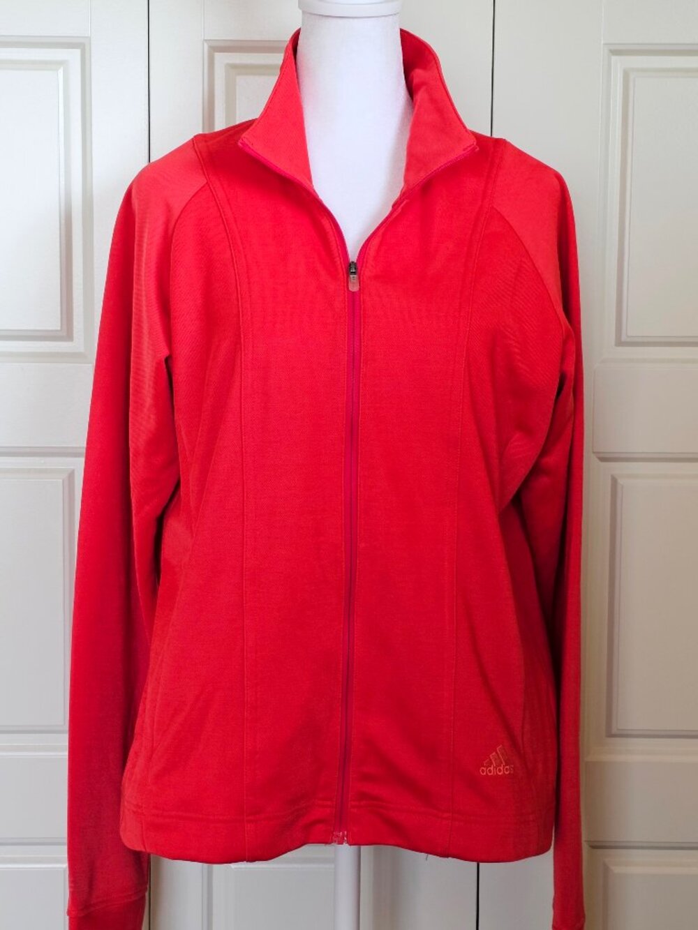 Adidas NWT 2005 Y2K Red Full Zip Track Jacket Women XL